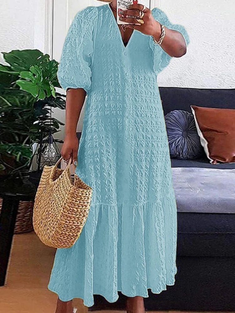 Plus Size Women’s Shirt Dress