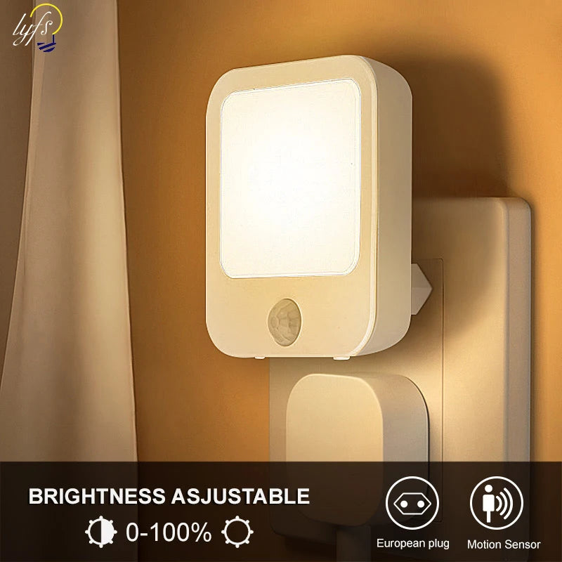 Night Light with Motion Sensor and LED Light