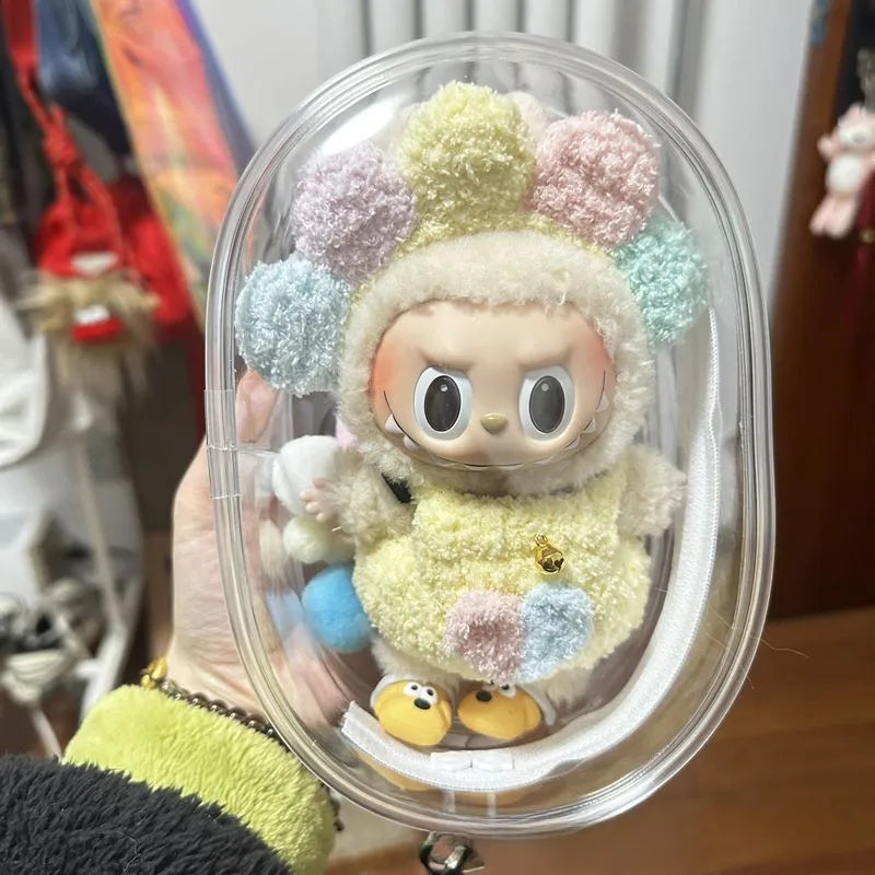 PVC Transparent Mystery Doll Organizer Bag