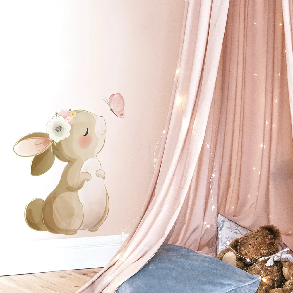 Rabbit Butterfly Wall Sticker