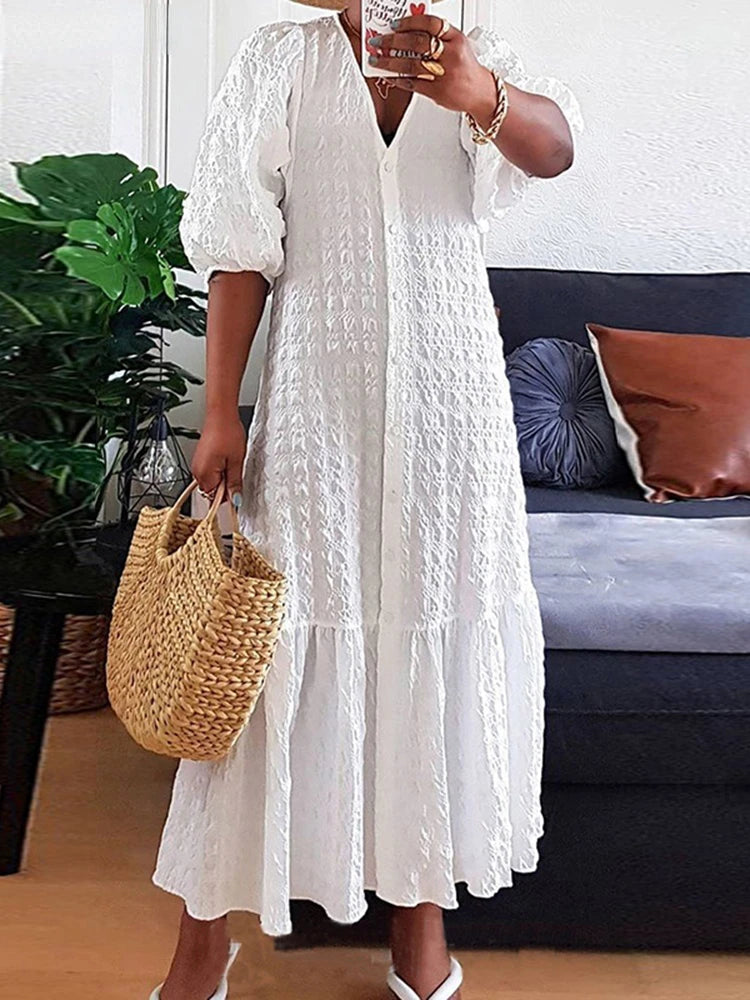 Plus Size Women’s Shirt Dress