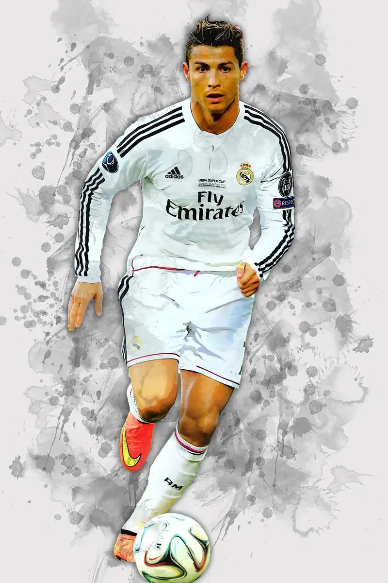 Soccer Star Canvas Art #2