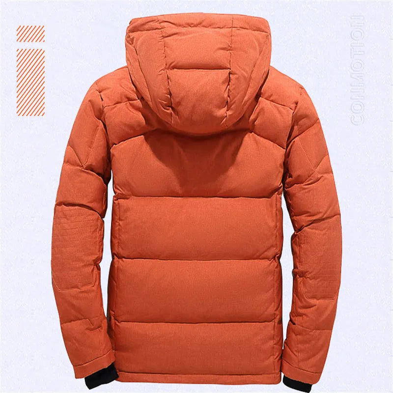 Winter Hooded Down Jacket for Men