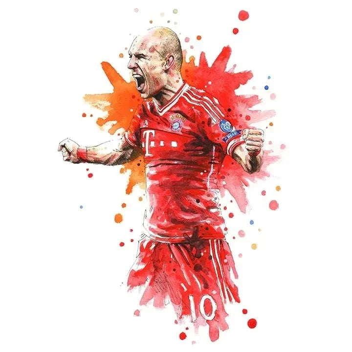 Soccer Star Canvas Art #2