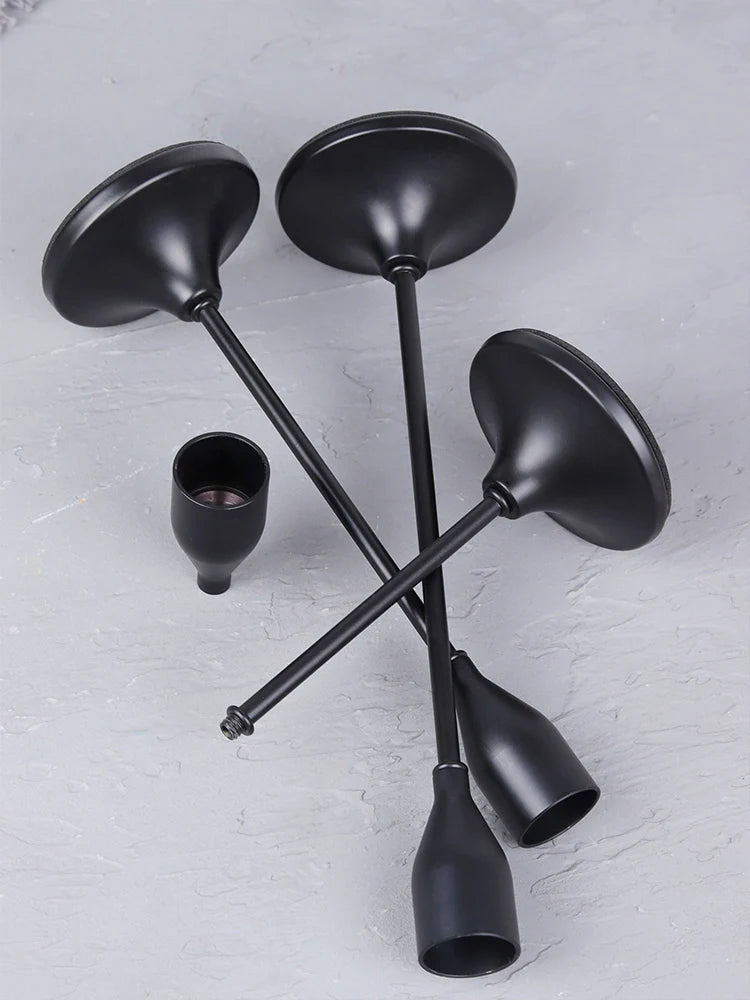 3Pcs/Set European Style Metal Candle Holders