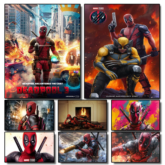 Deadpool & Wolverine Canvas Art #2