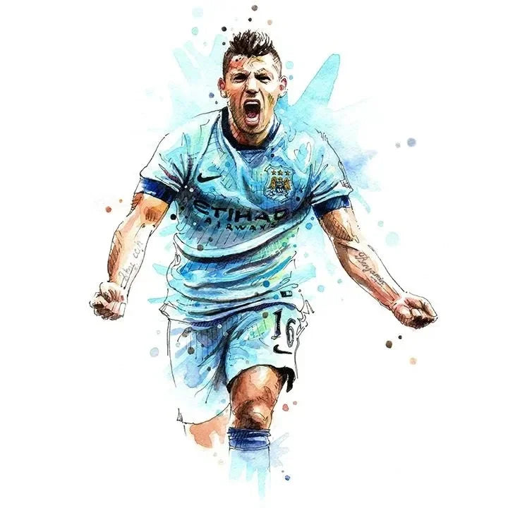 Soccer Star Canvas Art #2