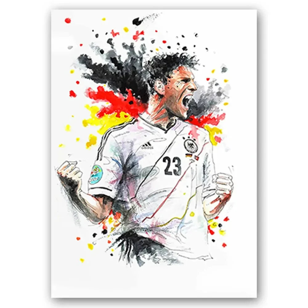 Soccer Star Canvas Art #2