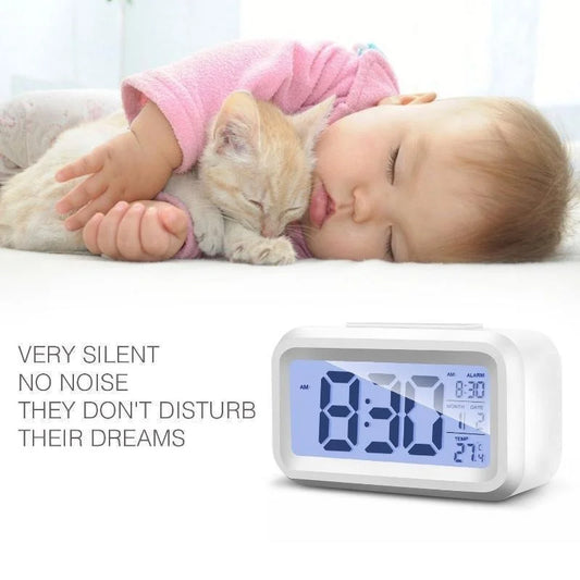 Digital LCD Alarm Clock