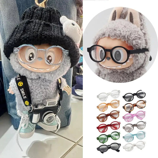 Fashionable Glasses for 15cm Labubu Doll