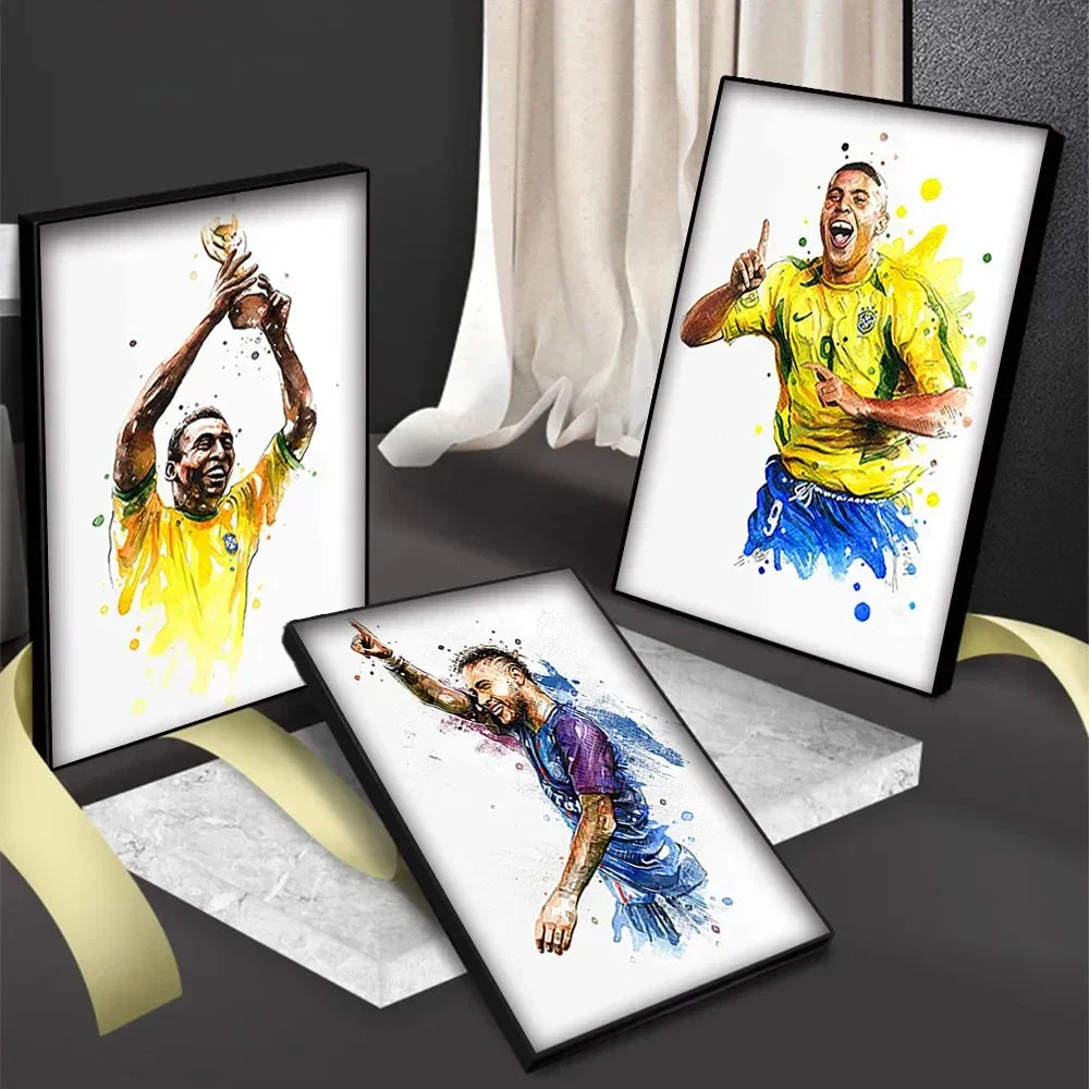 Soccer Star Canvas Art #2