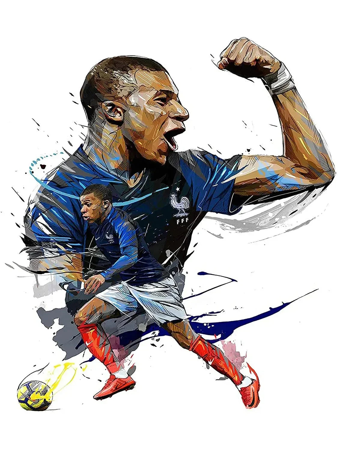 Soccer Star Canvas Art #2