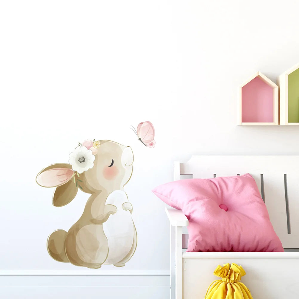 Rabbit Butterfly Wall Sticker